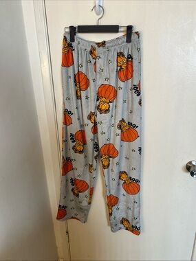 nickelodeon Garfield Halloween Pijama Pants Size Medium No Draw String